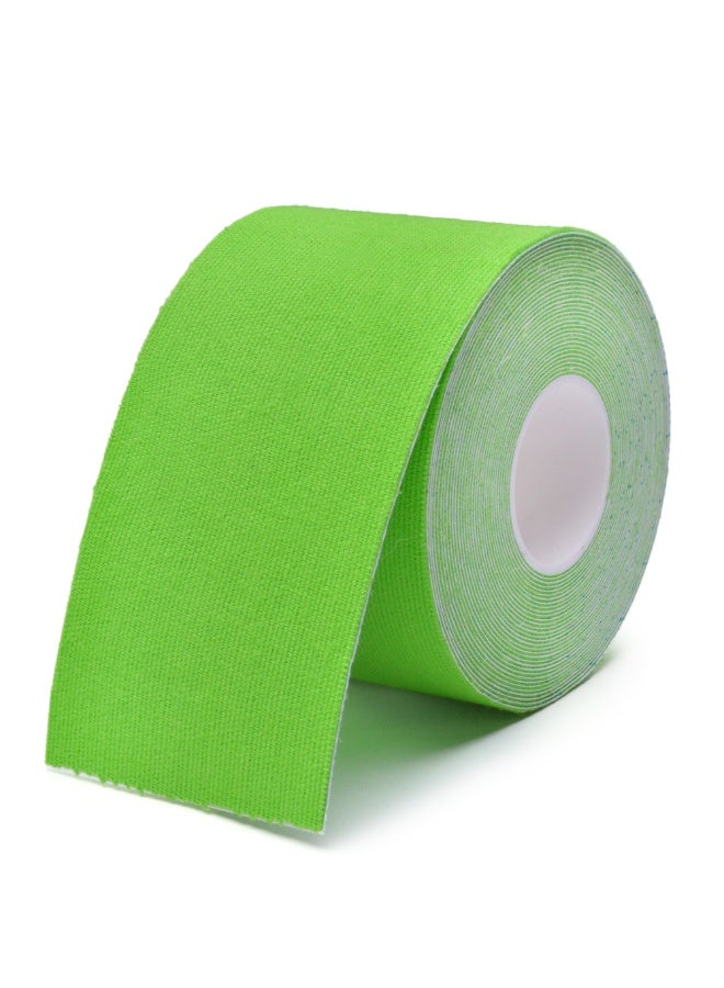 Kinesiology Elastic Muscle Support Tape for Sports & Physiotherapy 5cmx5m Roll, Green